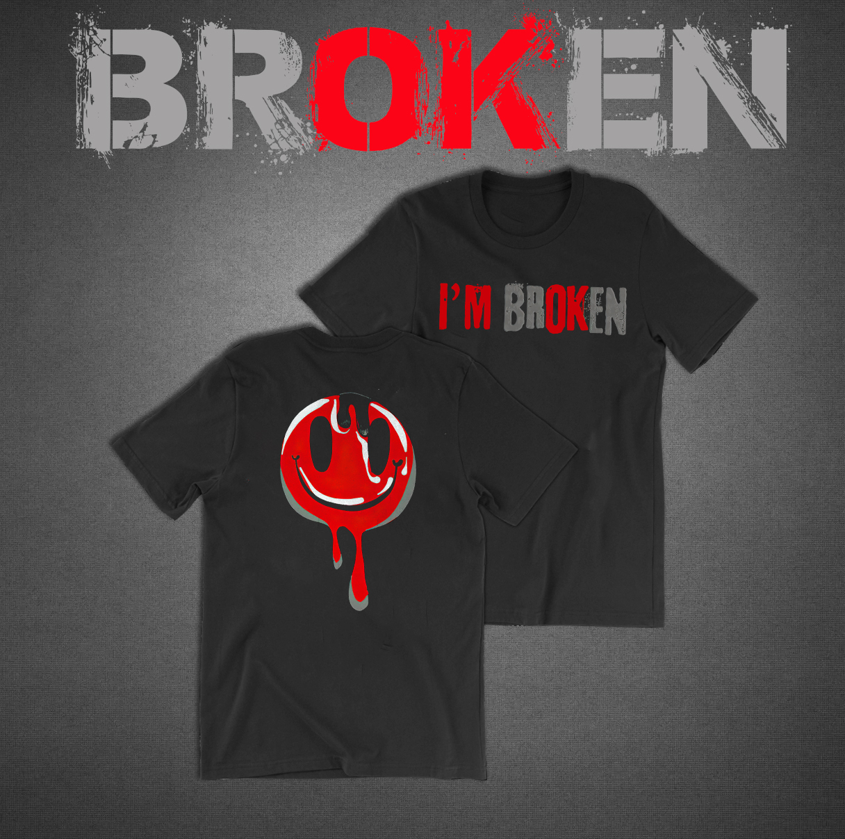 I'm Broken Printed Men's T-shirt