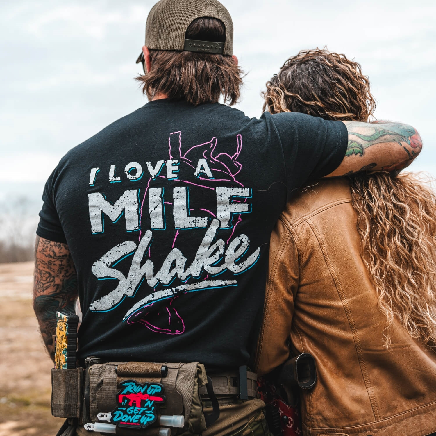 I Love A Milf Shake Printed Men's T-shirt Image - 1