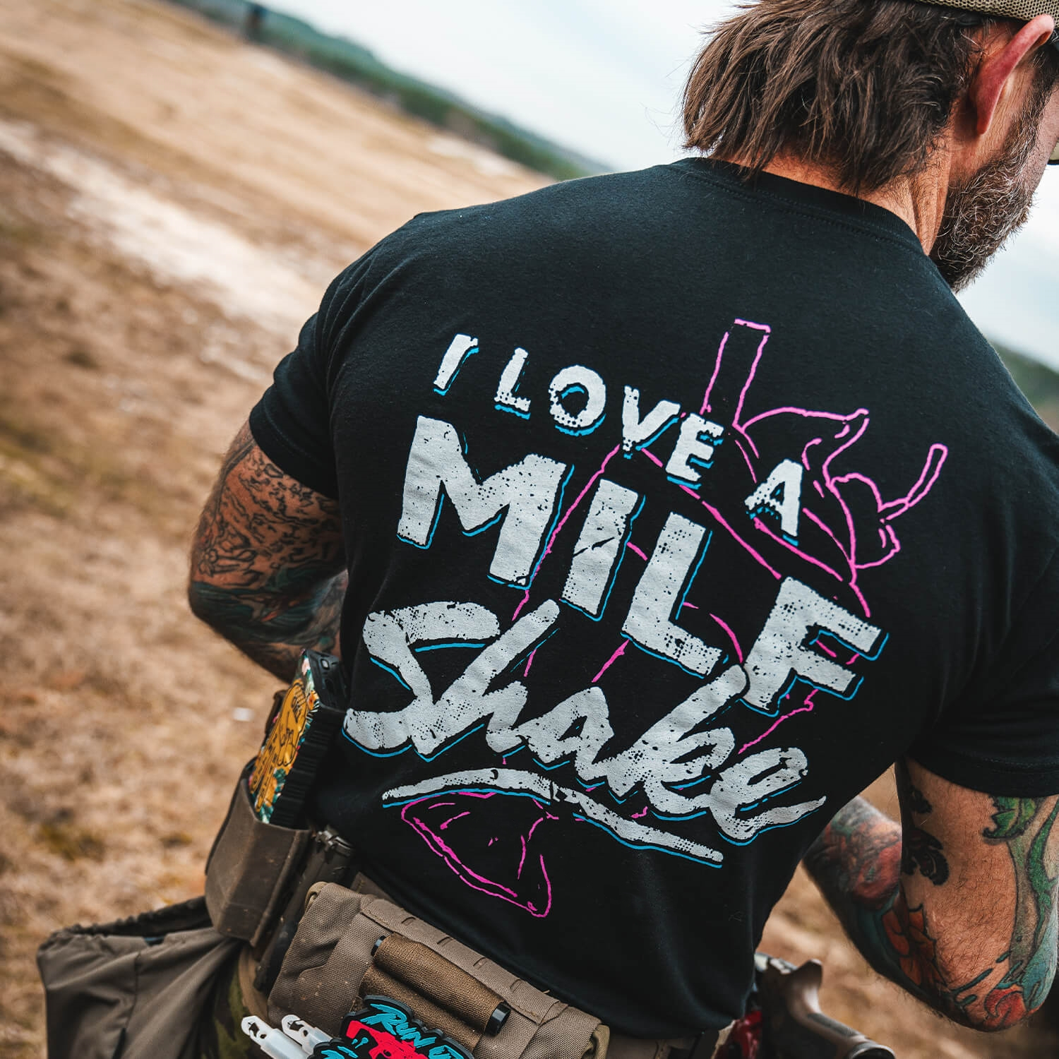 I Love A Milf Shake Printed Men's T-shirt Image - 2