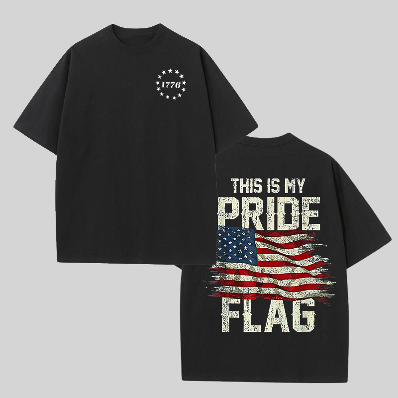  This Is My Pride Flag Printed Unisex Oversized T-shirts Image - 1