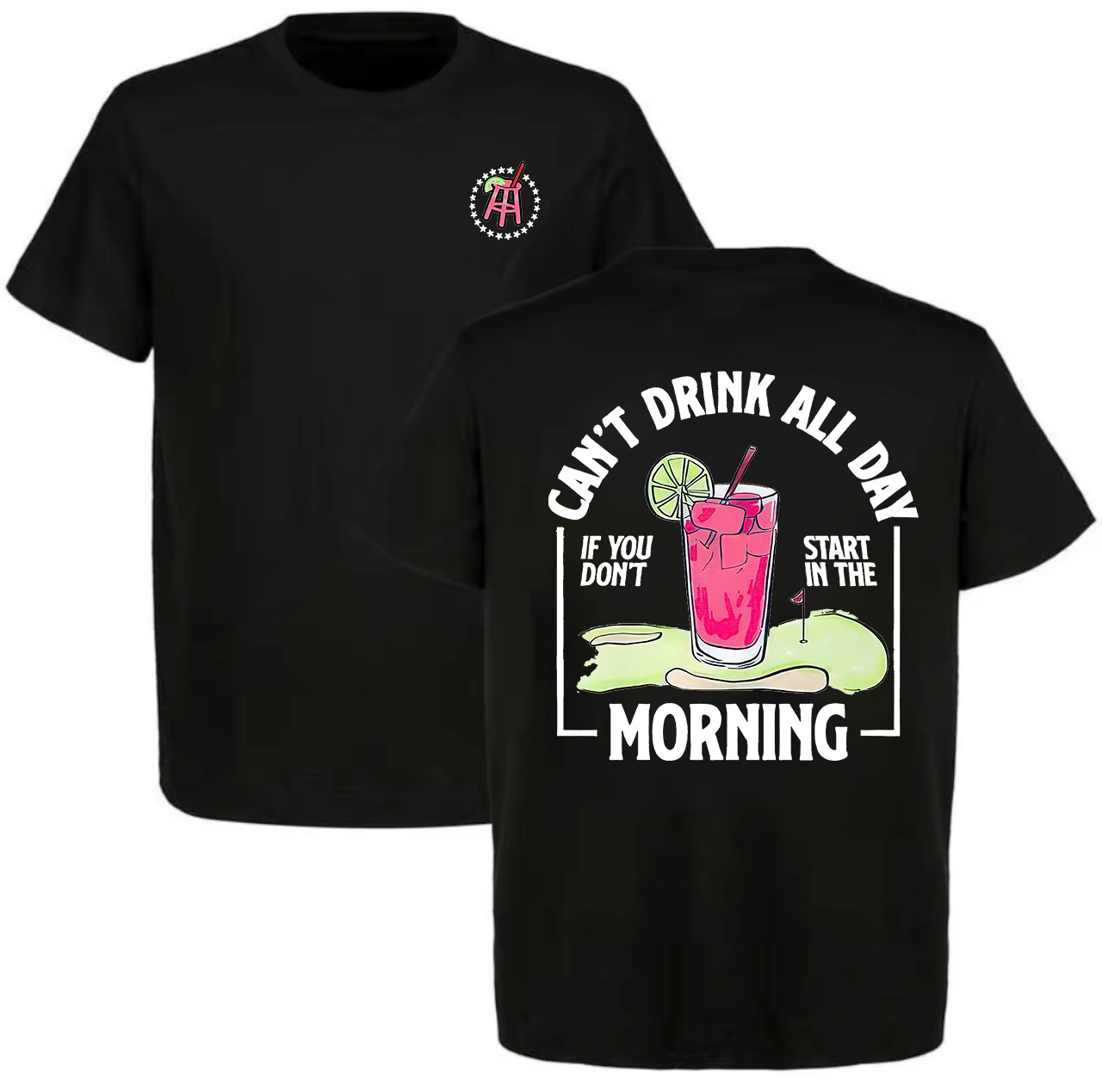 Can't Drink All Day Men's T-Shirt Image - 3