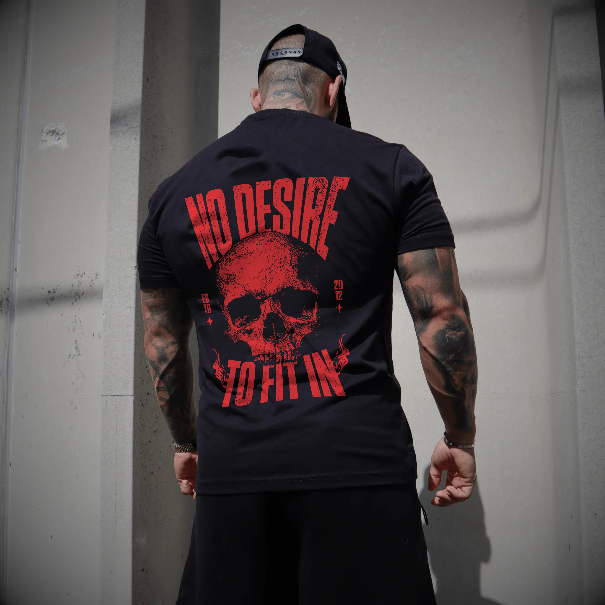 No Desire To Fit In Skull T-shirt Image - 1