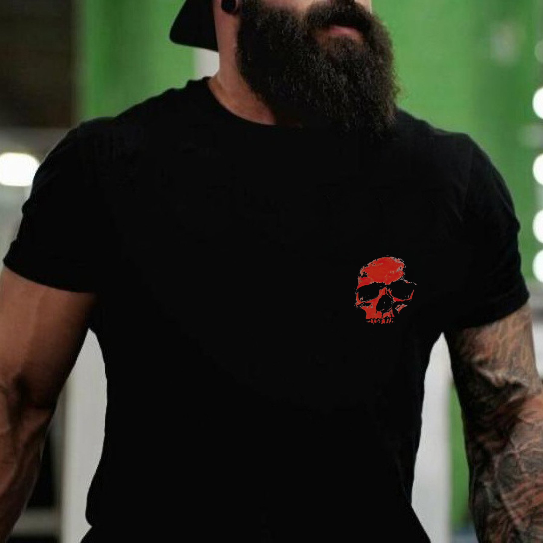 No Desire To Fit In Skull T-shirt Image - 2