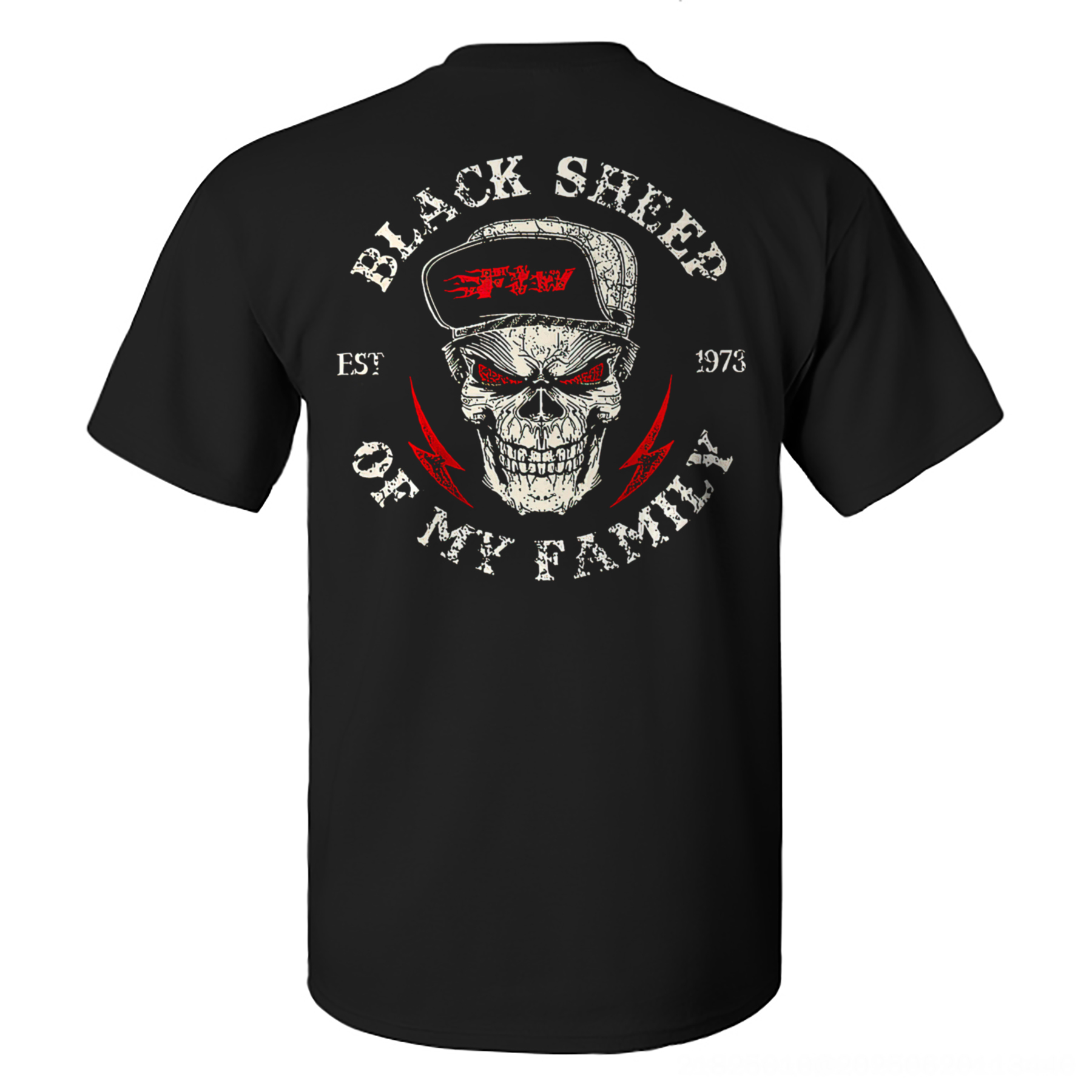 Black Sheep Of My Family Printed Men's T-shirt Image - 2