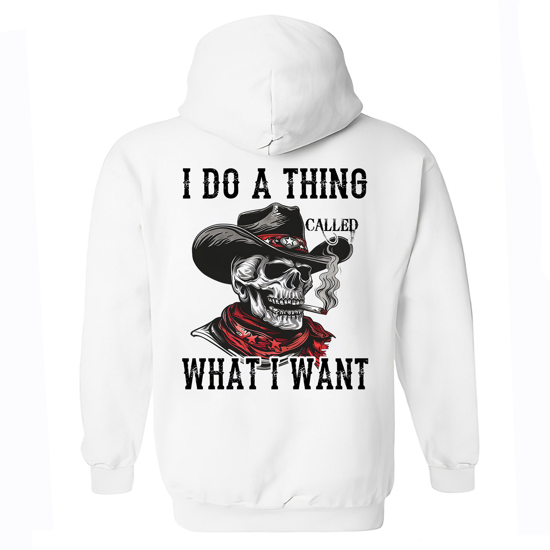 I Do A Thing Called What I Want Printed Fleece-lined Unisex Hoodie