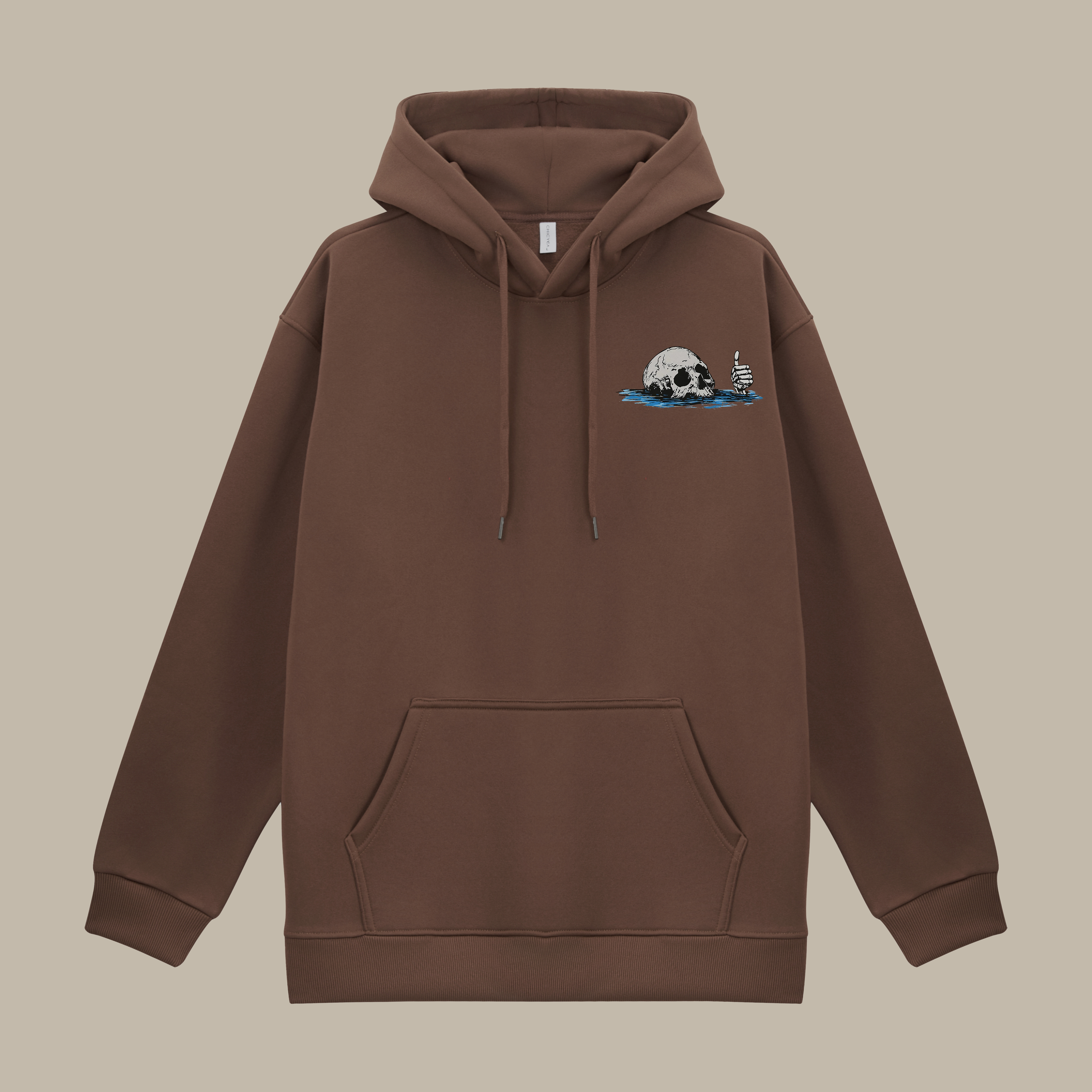 Yeah I'm Fine, No Worries Printed Men's Thickened Hoodie