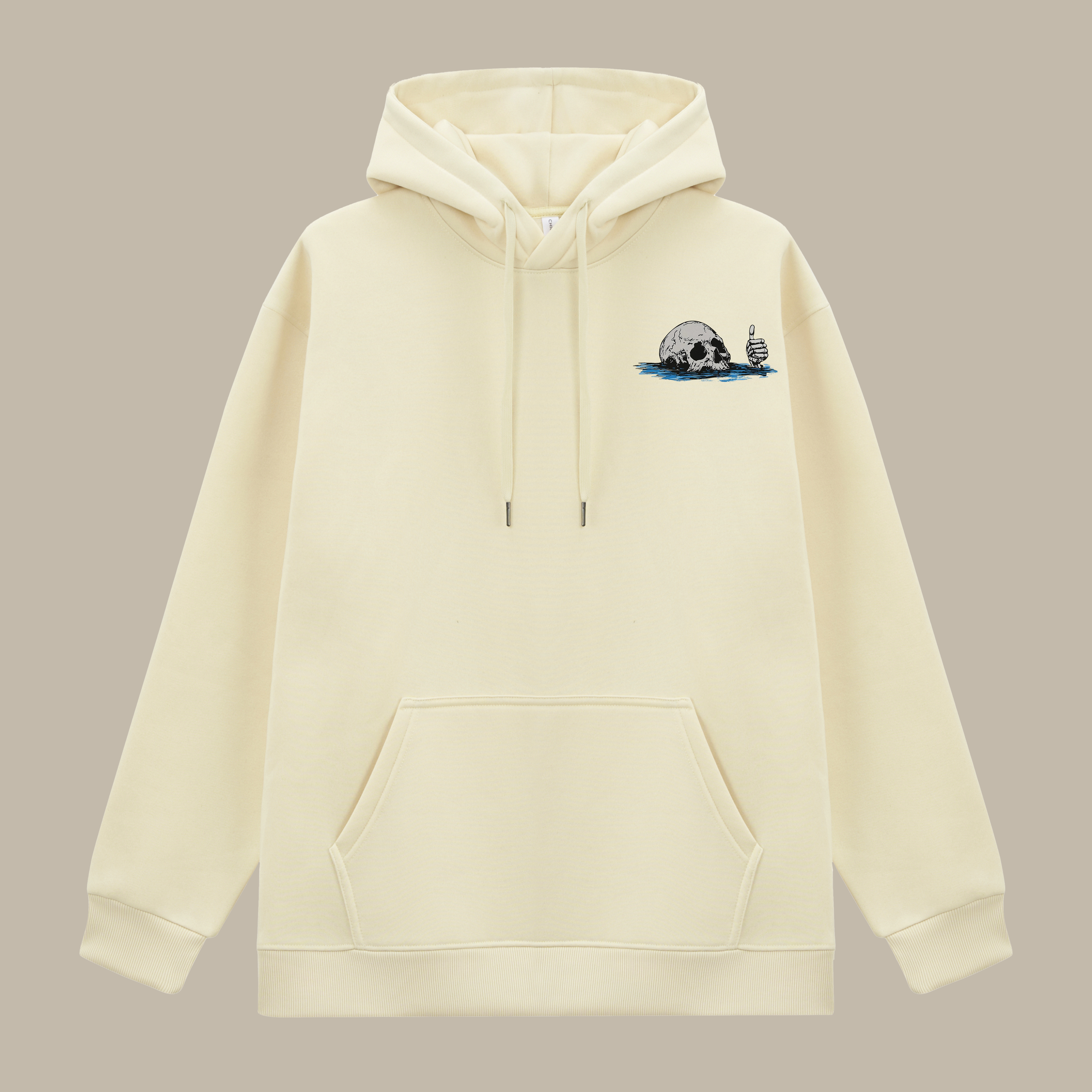 Yeah I'm Fine, No Worries Printed Men's Thickened Hoodie