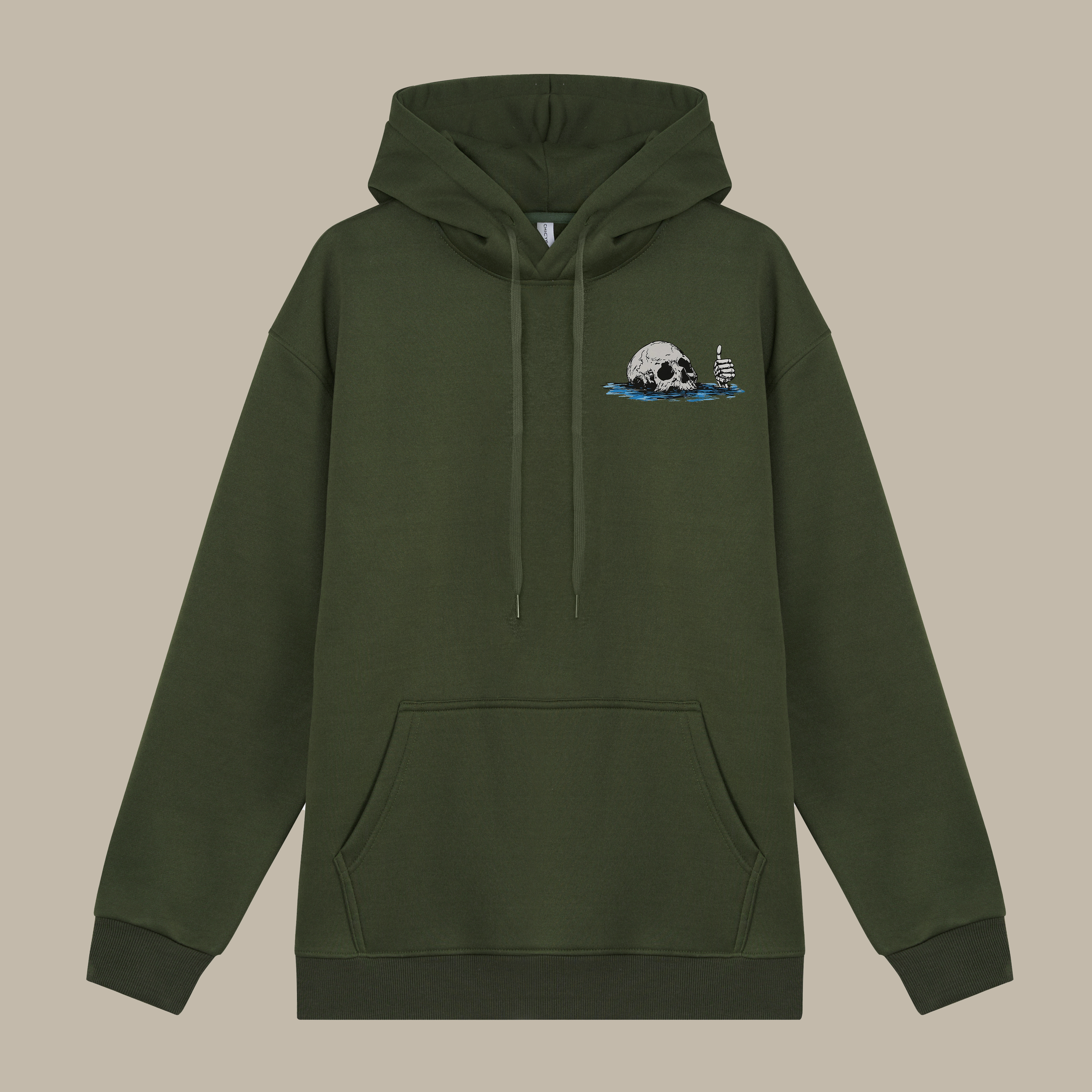 Yeah I'm Fine, No Worries Printed Men's Thickened Hoodie