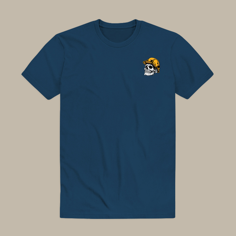 Working Harder Than An Ugly Stripper Printed Men's T-Shirt Image - 17