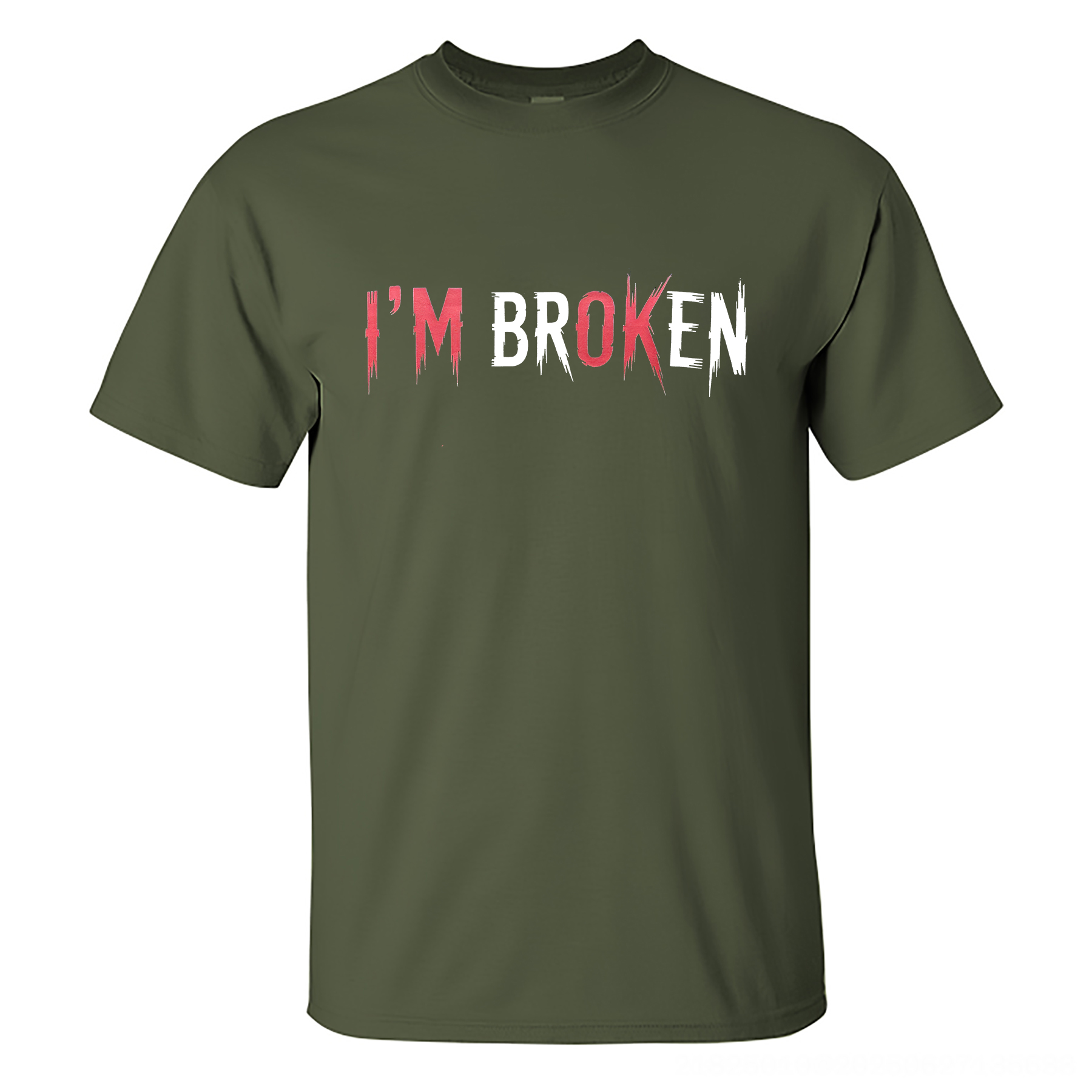 I'm Ok I'm Broken Printed Men's T-shirt