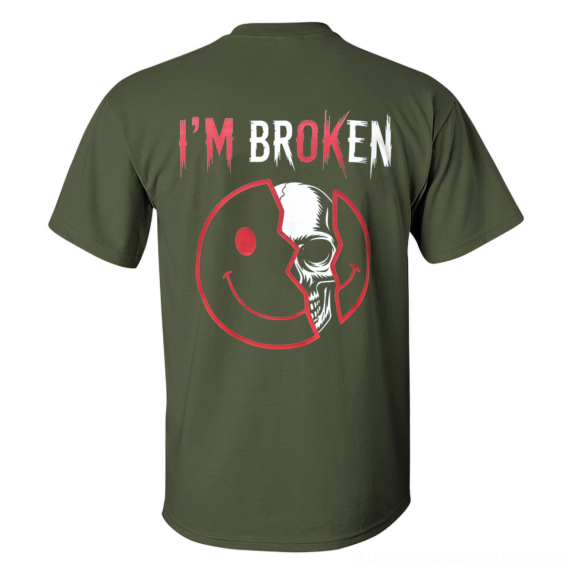 I'm Ok I'm Broken Printed Men's T-shirt
