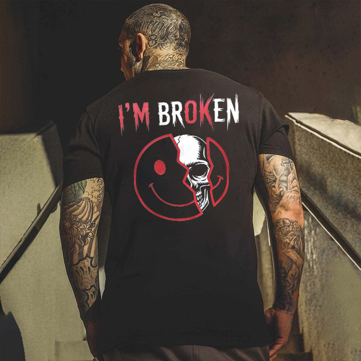 I'm Ok I'm Broken Printed Men's T-shirt