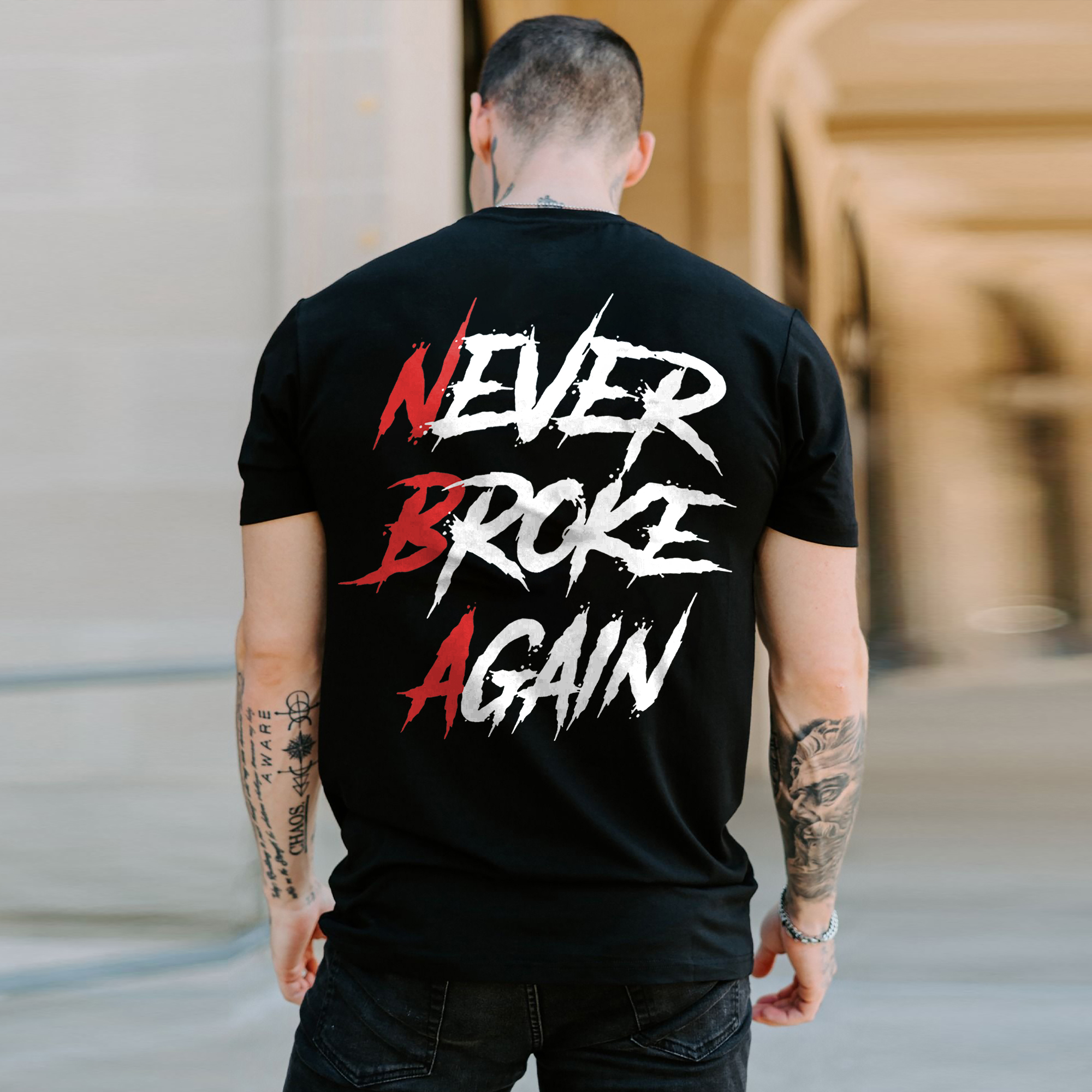 Never Broke Again Printed Men's T-shirt