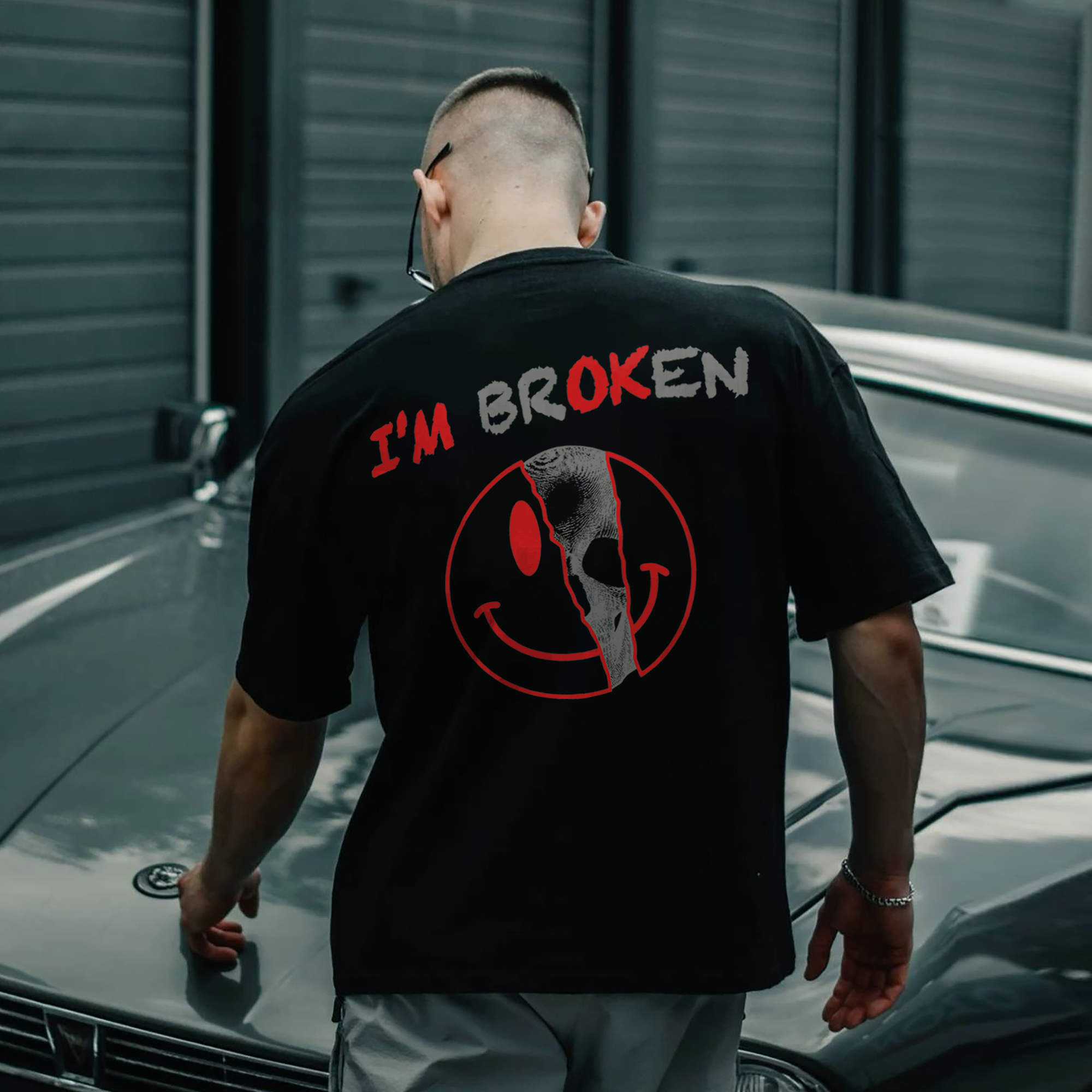 I'm OK I'm Broken Printed Men's T-shirt