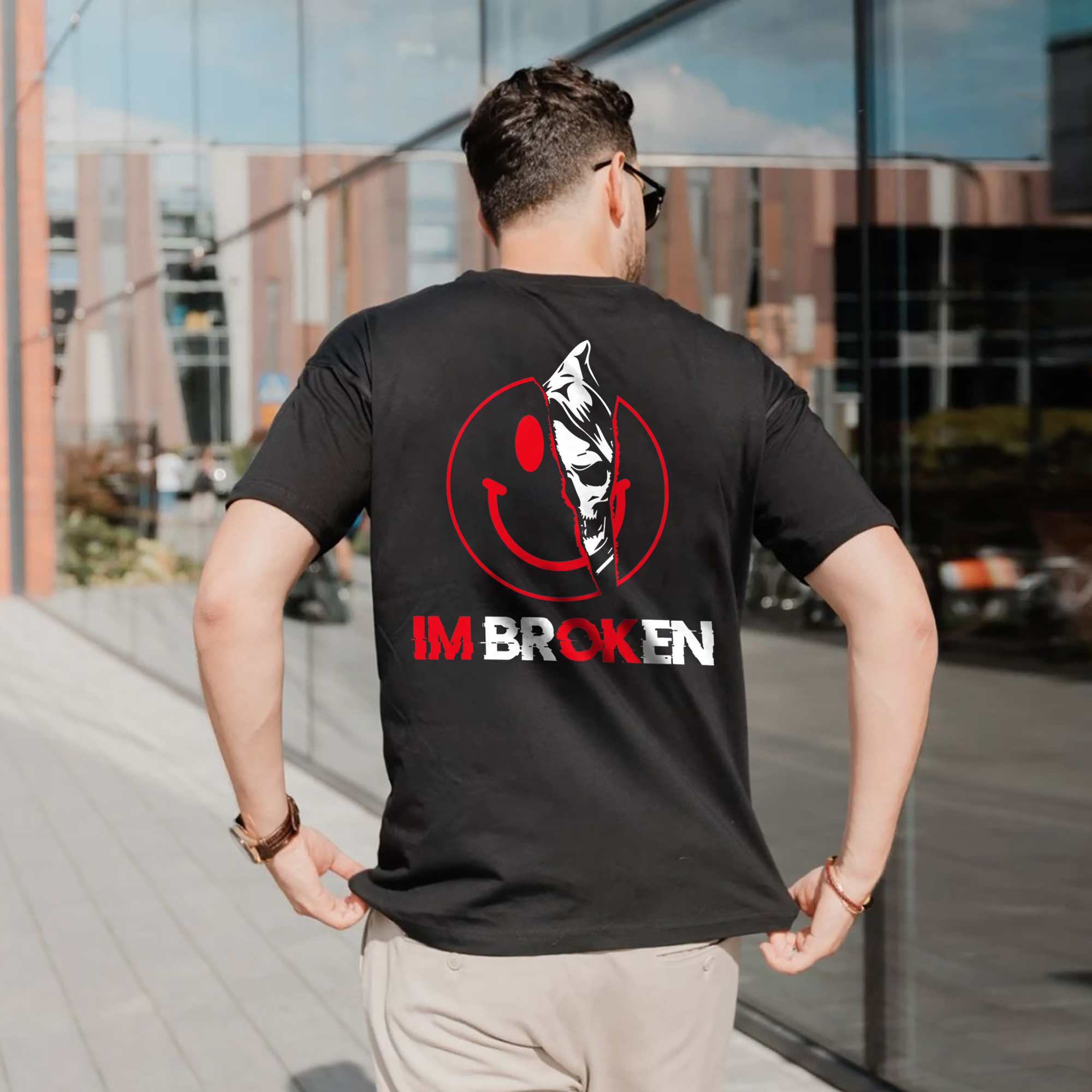 I'm OK I'm Broken Printed Men's T-shirt