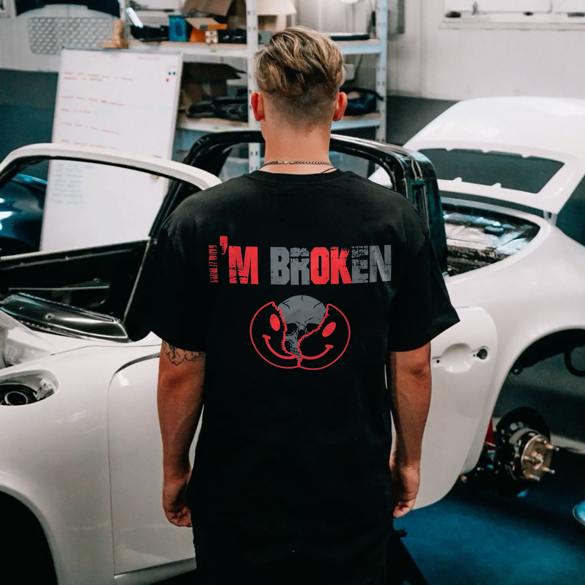 I'm OK I'm Broken Printed Men's T-shirt