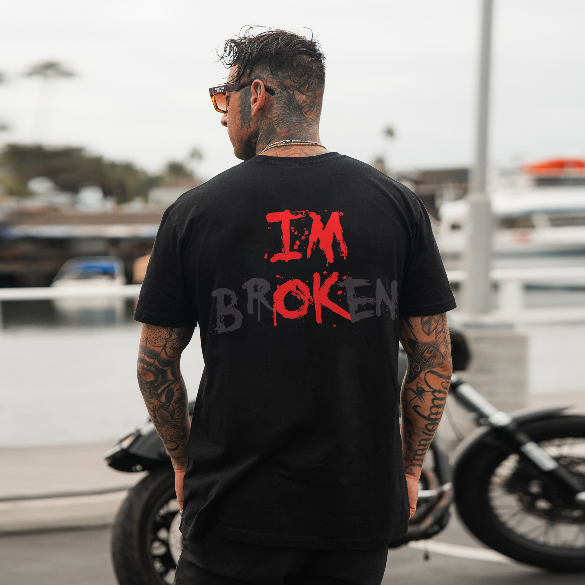 I'm OK I'm Broken Printed Men's T-shirt
