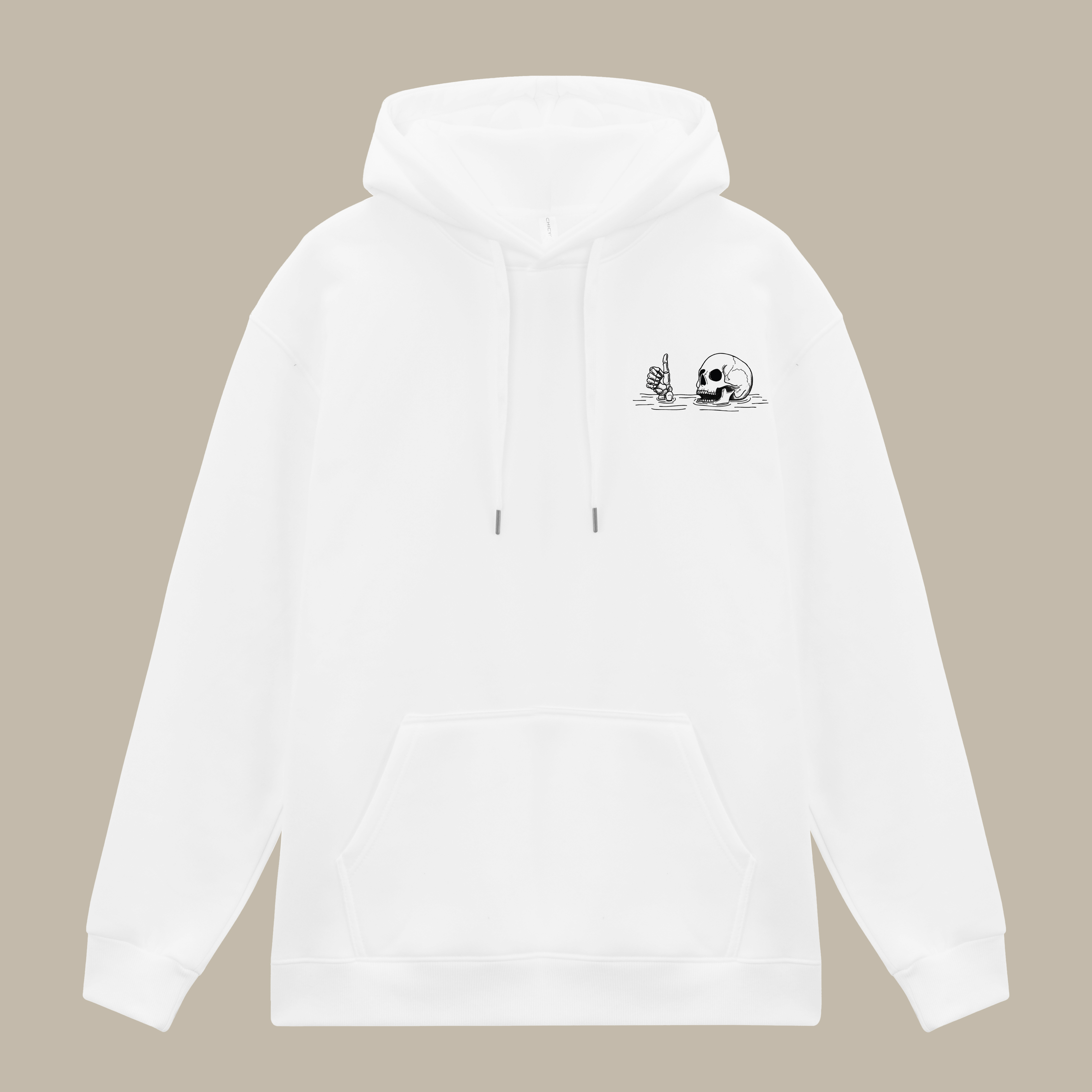 Yeah I'm Fine No Worries Printed Men's Thickened Hoodie