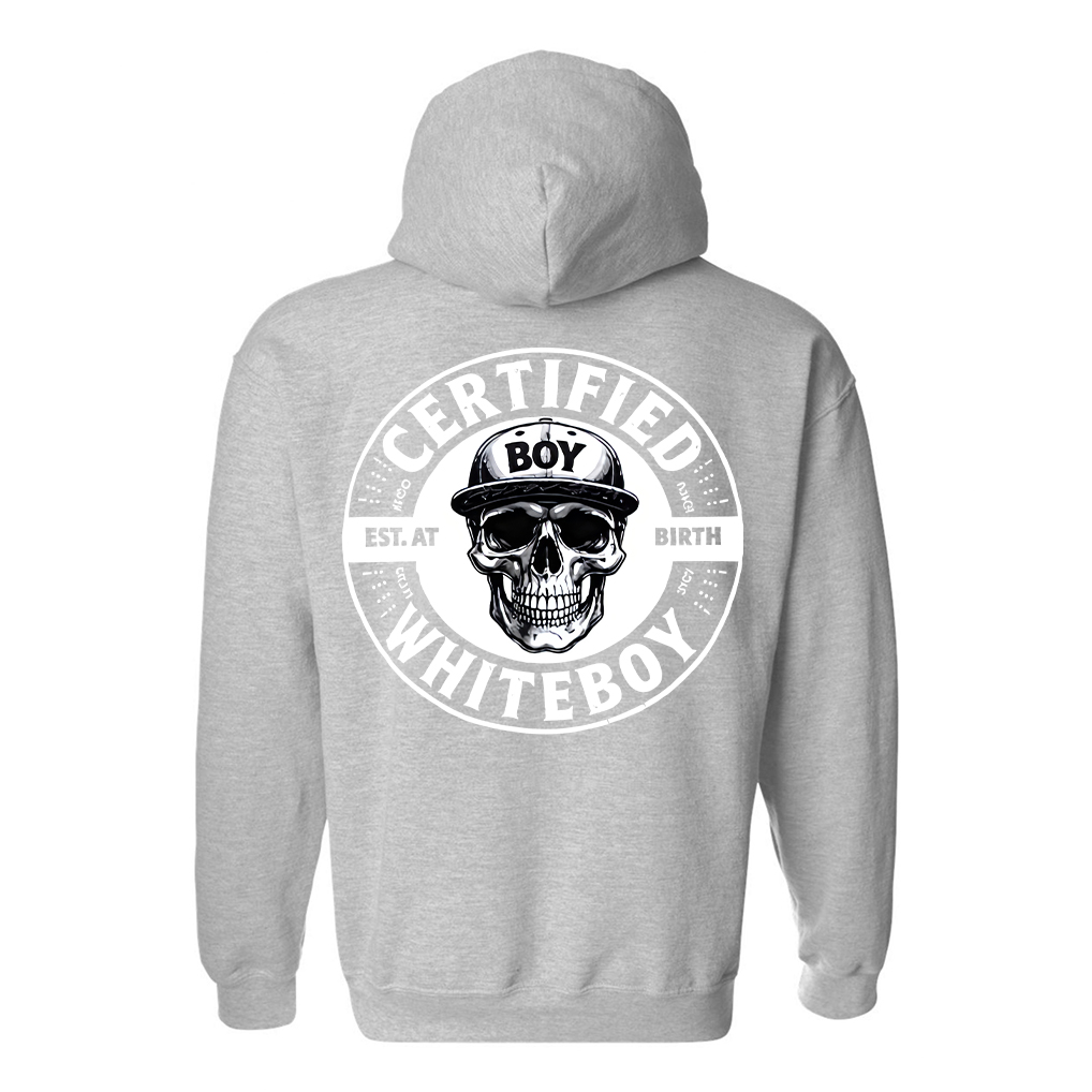 Certified Whiteboy Printed Fleece-lined Unisex Hoodie Image - 4