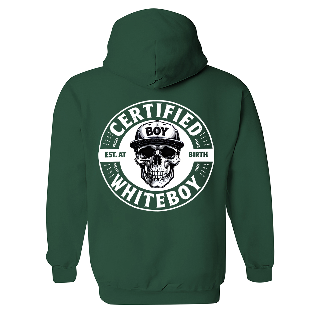 Certified Whiteboy Printed Fleece-lined Unisex Hoodie Image - 7