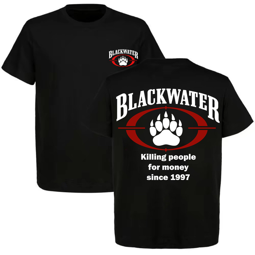 Blackwater Killing People For Money Since 1997 Printed Men's T-Shirt