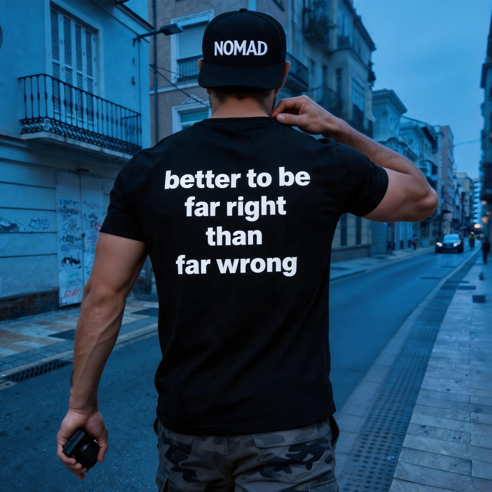 Better To Be Far Right Than Far Wrong Printed Men's T-Shirt Image - 1