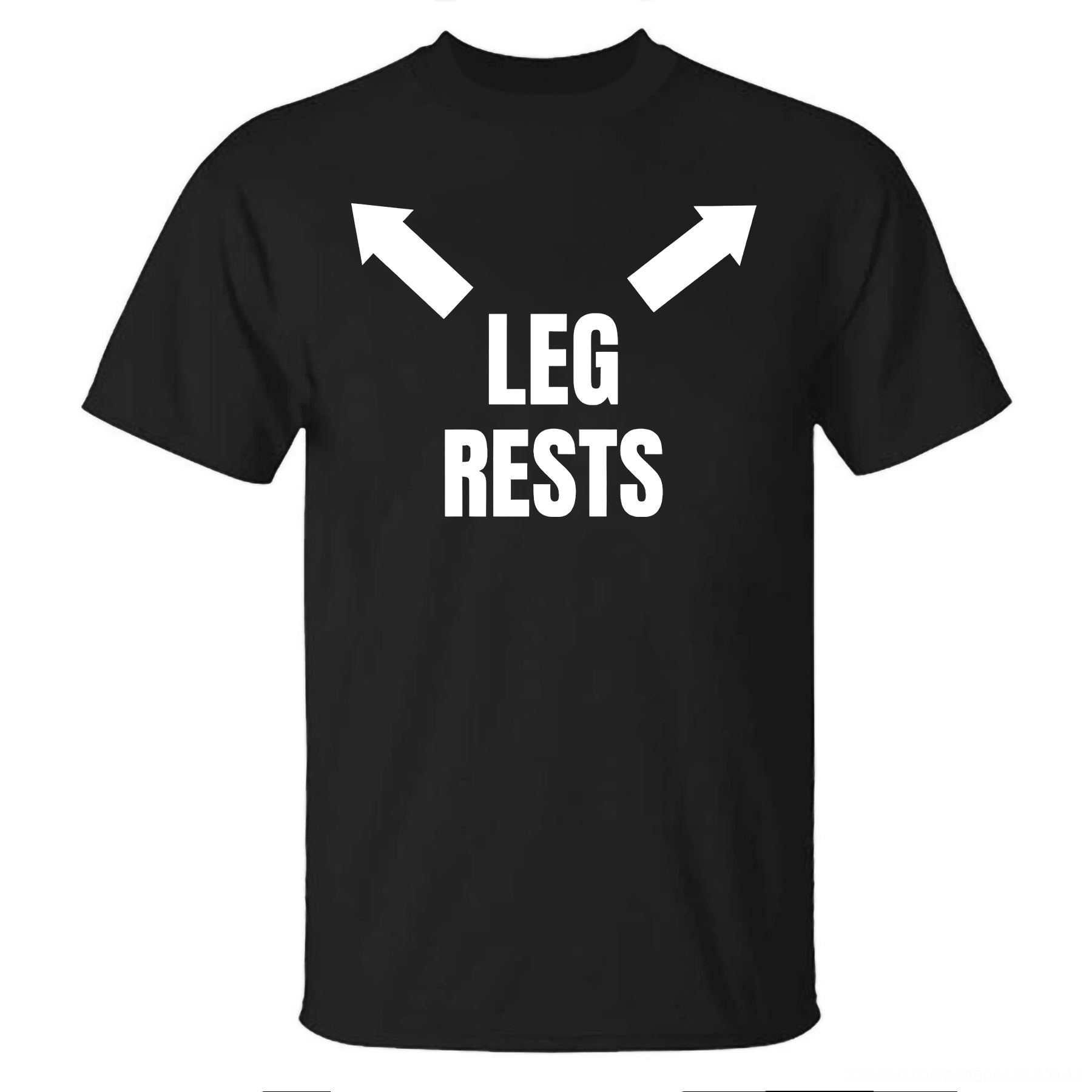 Leg Rests Printed Men's T-shirt Image - 2
