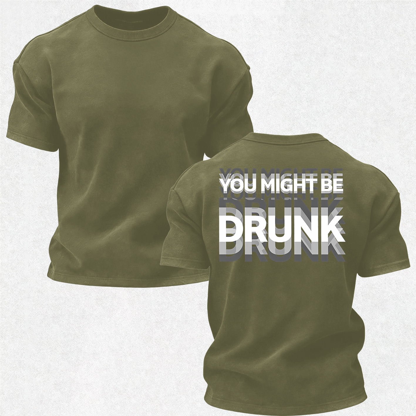You Might Be Drunk Printed Men's T-shirt Image - 13
