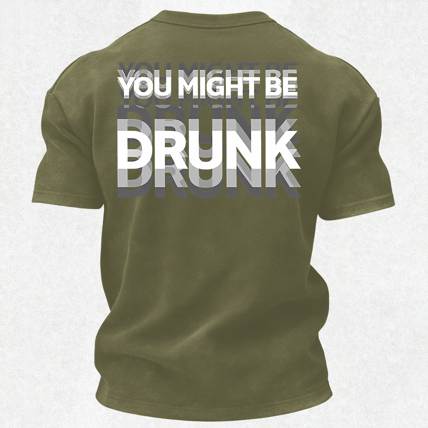 You Might Be Drunk Printed Men's T-shirt Image - 14