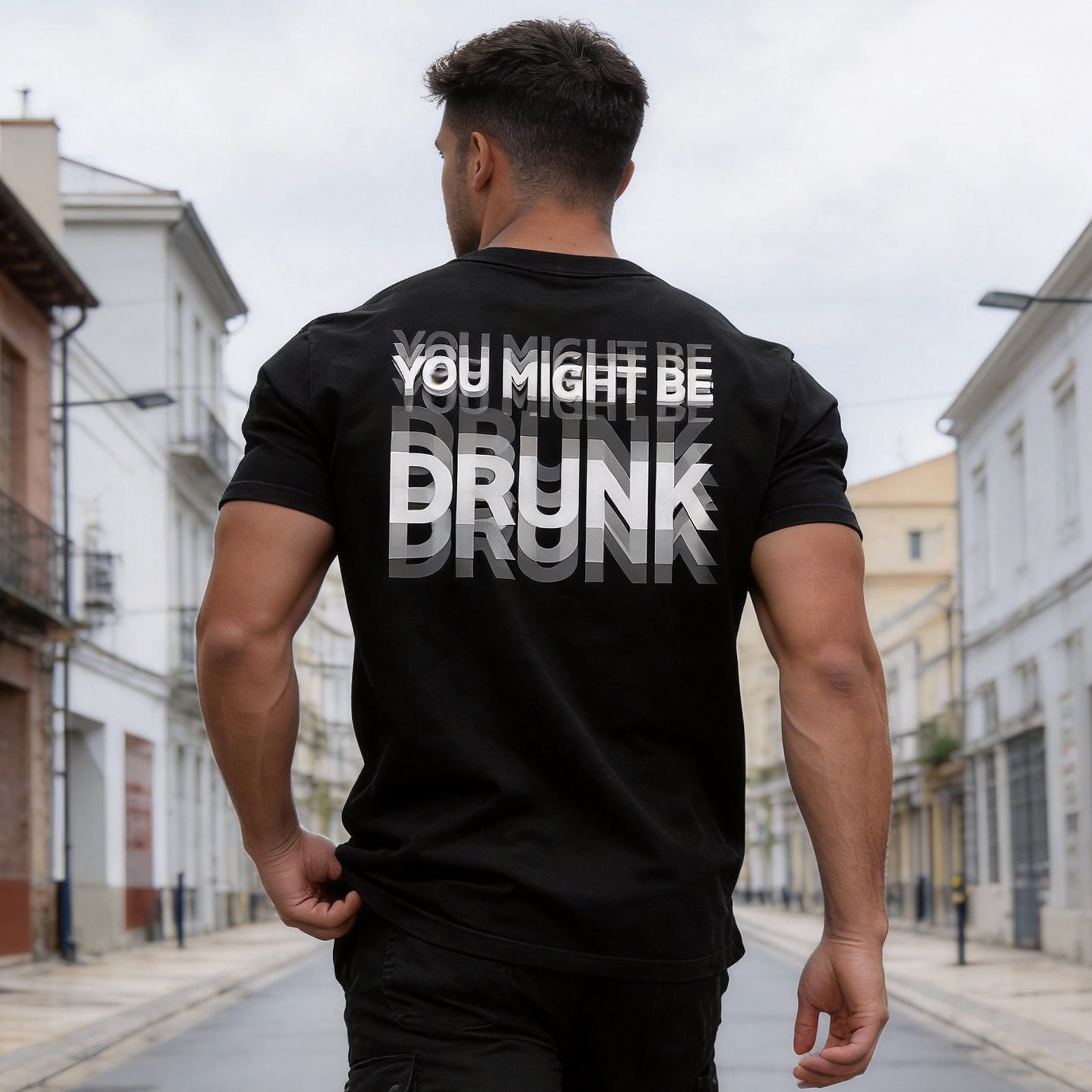 You Might Be Drunk Printed Men's T-shirt