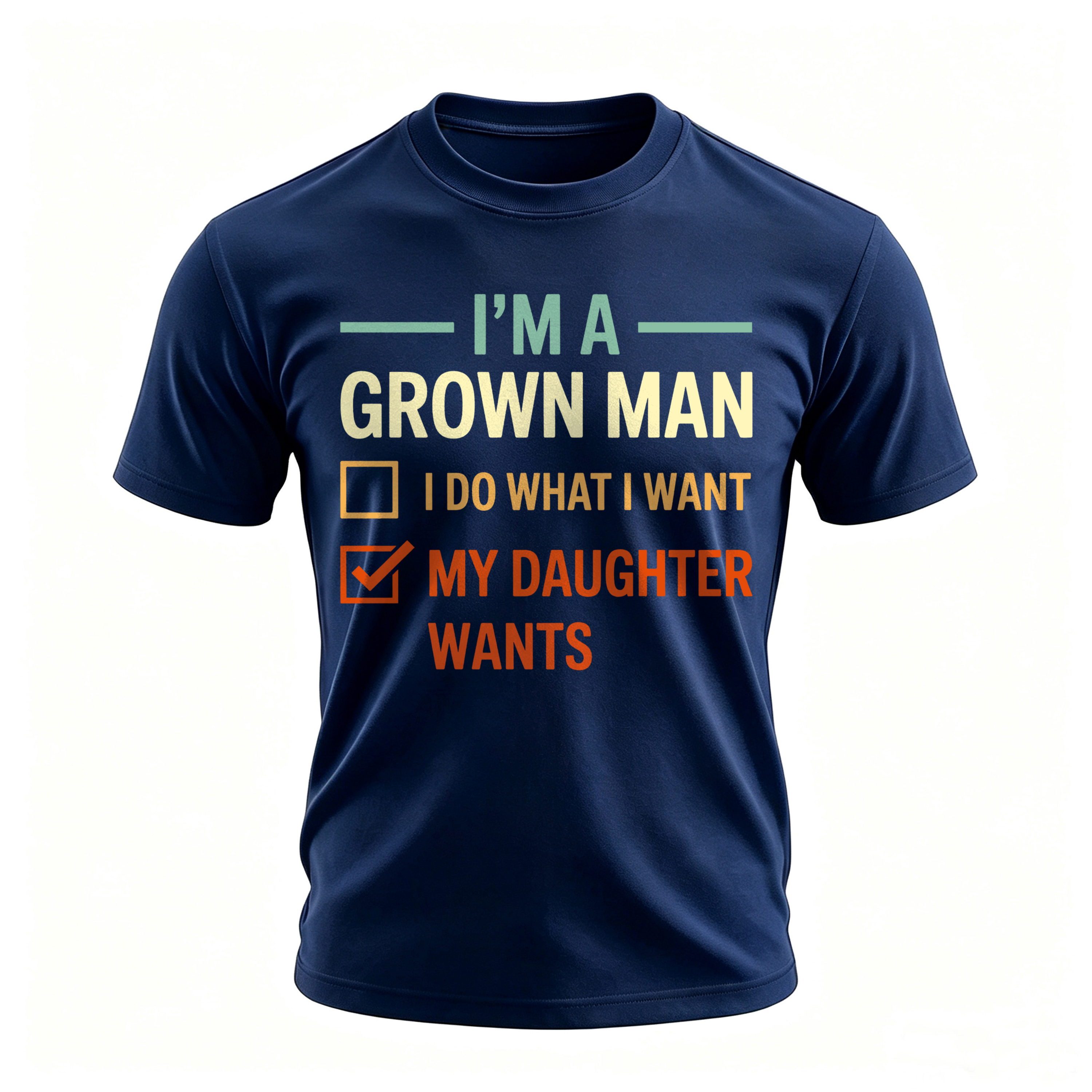 I'm A Grown Man Printed Men's T-shirt Image - 2