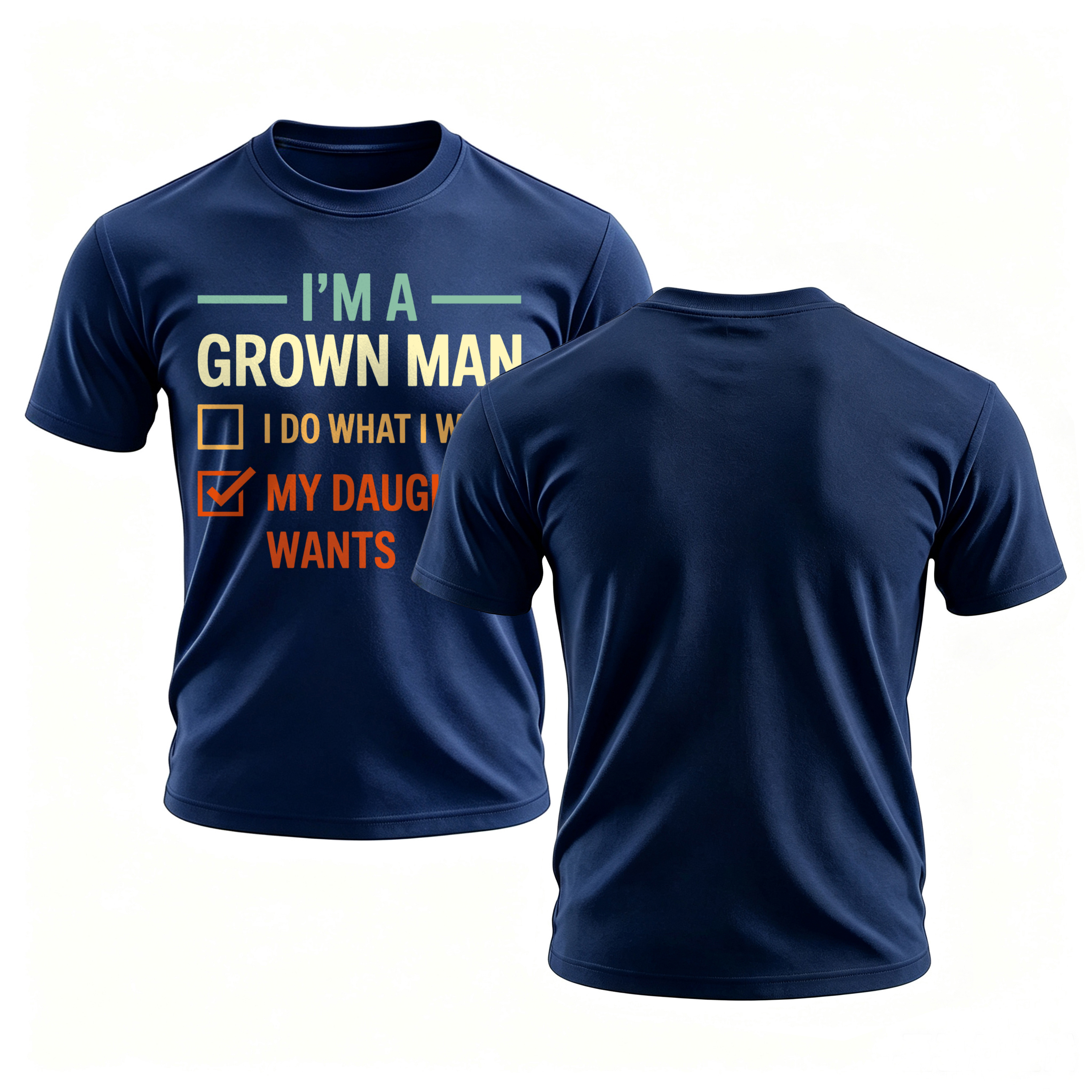 I'm A Grown Man Printed Men's T-shirt Image - 1