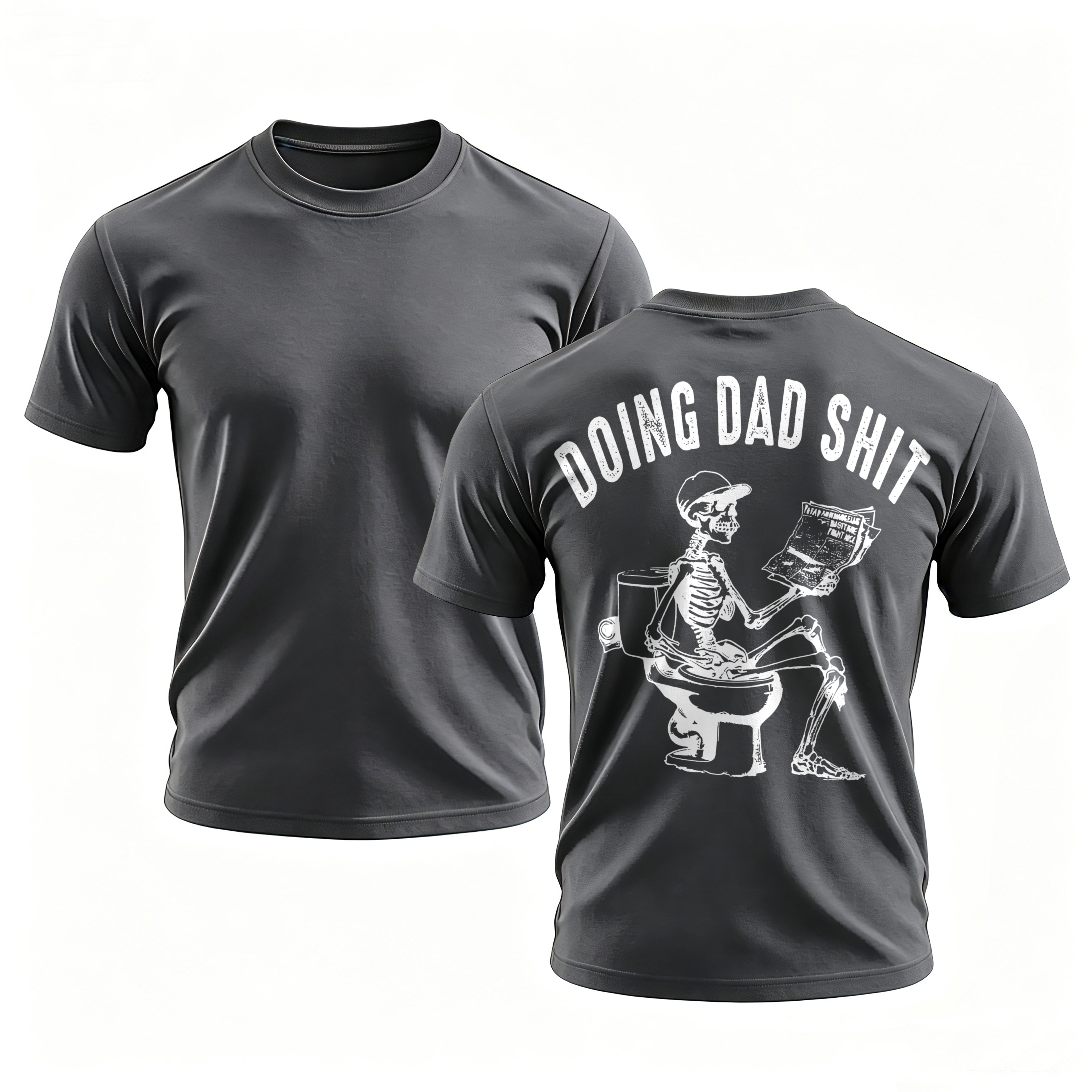 Doing Dad Shit Printed Men's T-shirt Image - 1