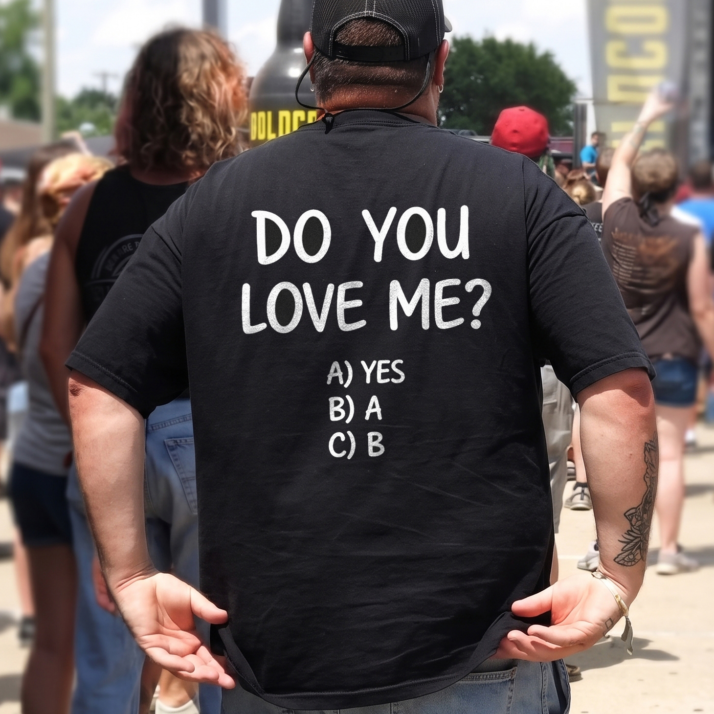Do You Like Me? Printed Men's T-Shirt Image - 4