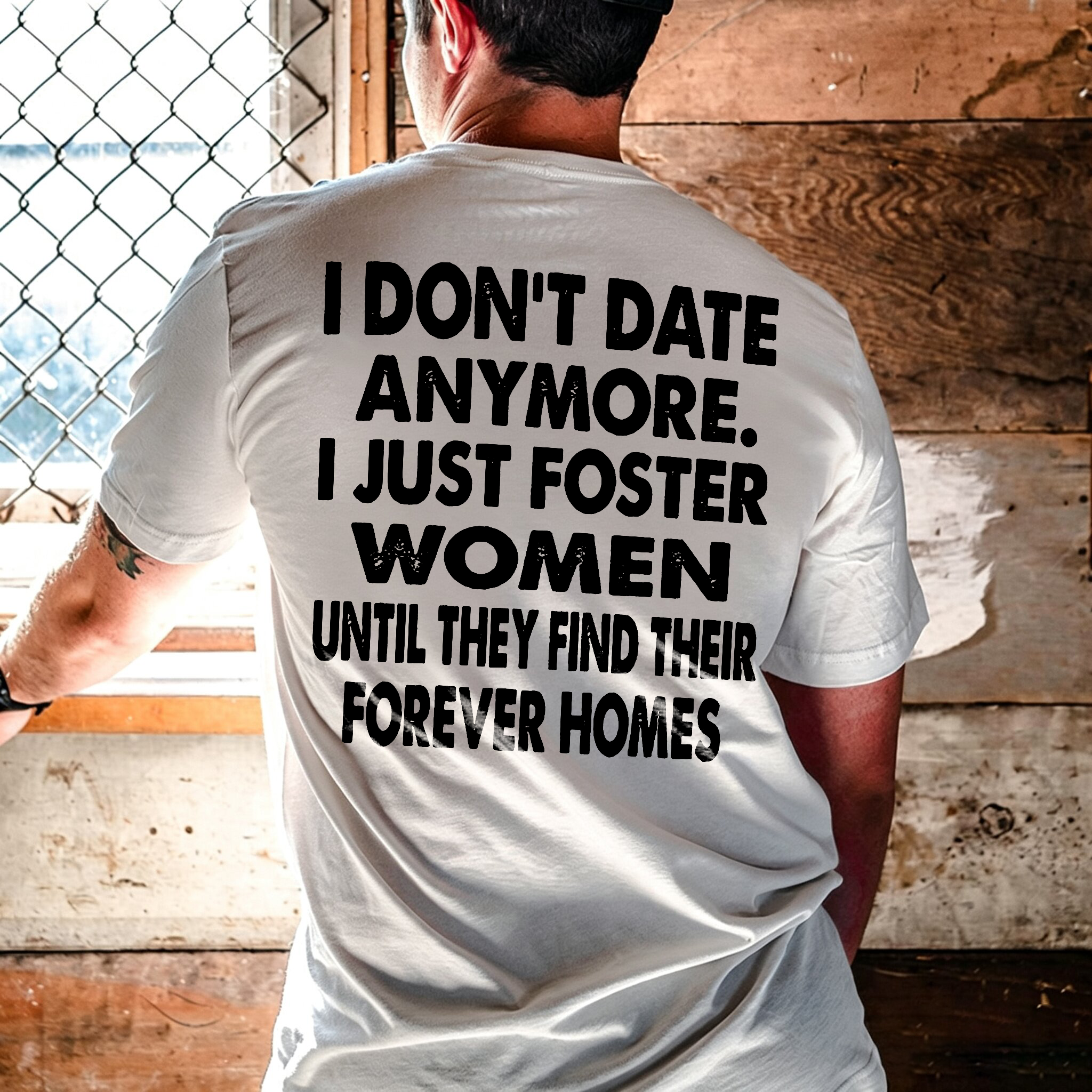I Don't Date Anymore Printed Men's T-shirt Image - 2