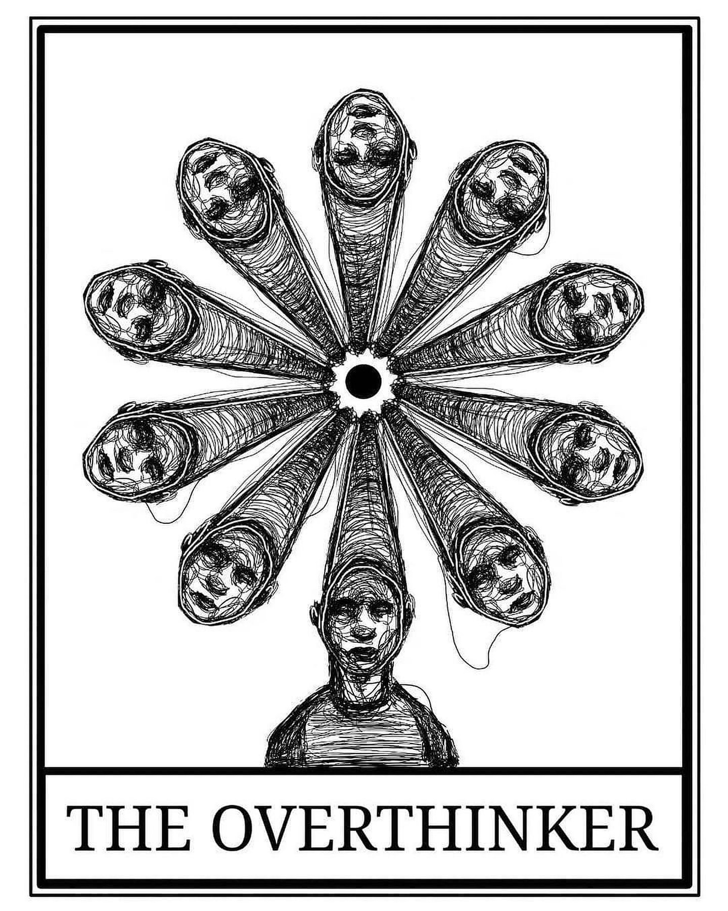 The Overthinker Printed Men's T-shirt