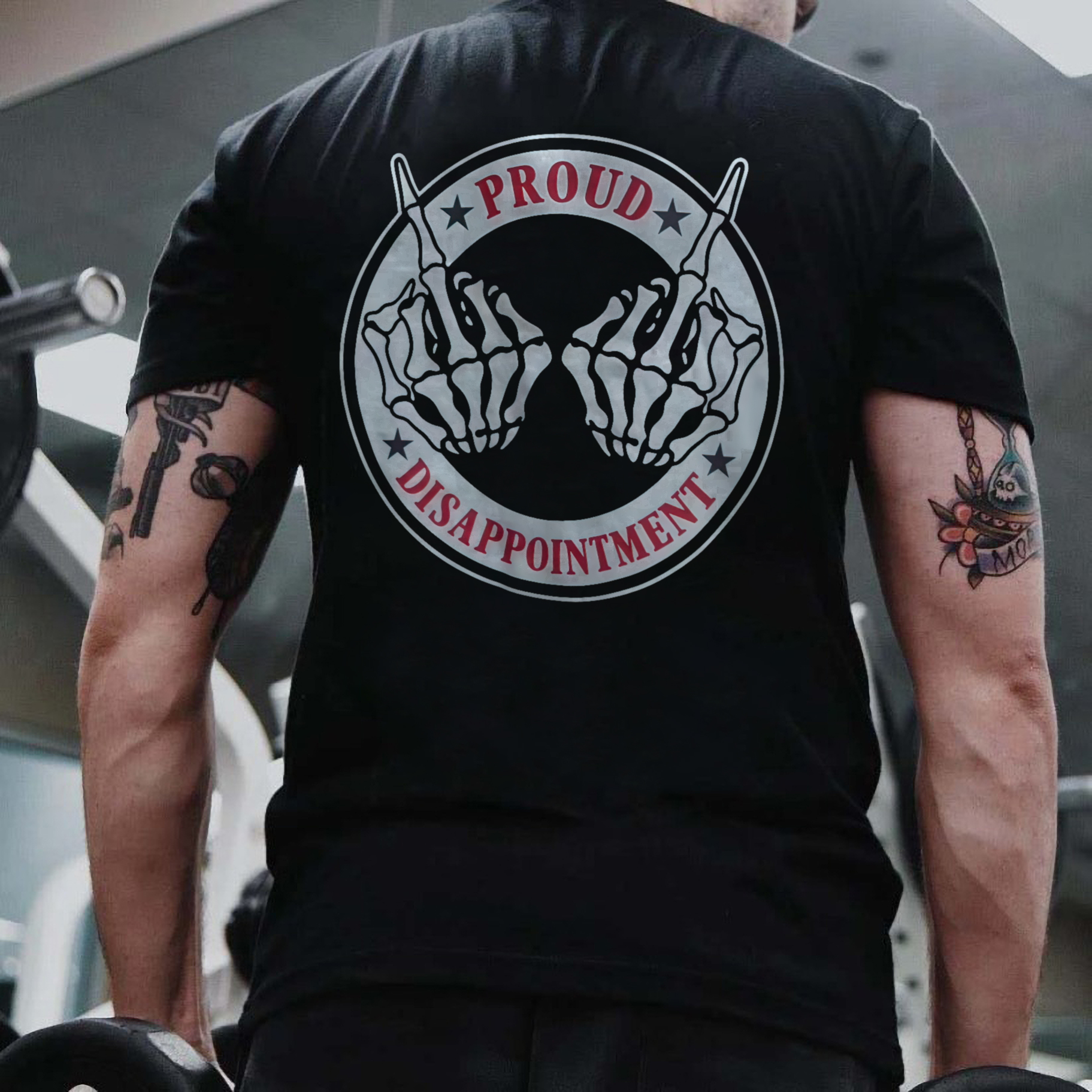 Proud Disappointment Skeleton Hand T-shirt