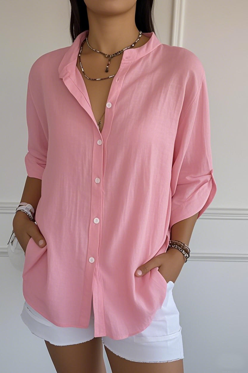 [Copy]Women's Casual Relaxed Linen Top