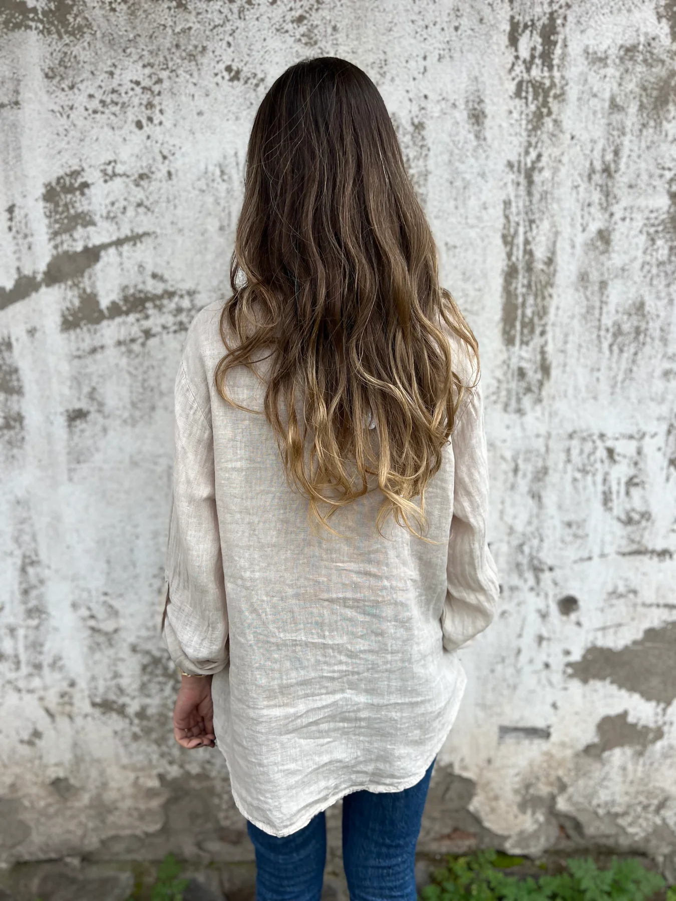 Women's Casual Linen Blouse Top