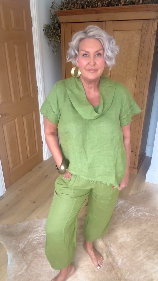 Woman's Casual Cotton linen Suit