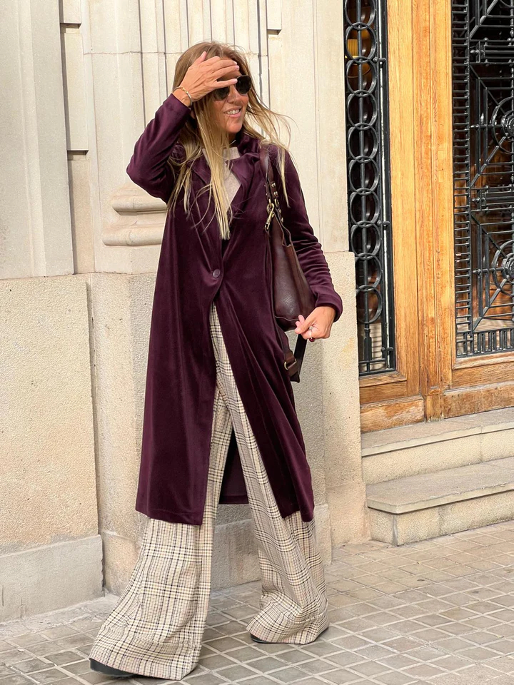 CLEARANCE SALE🔥 Soft Velvet Trench Coat