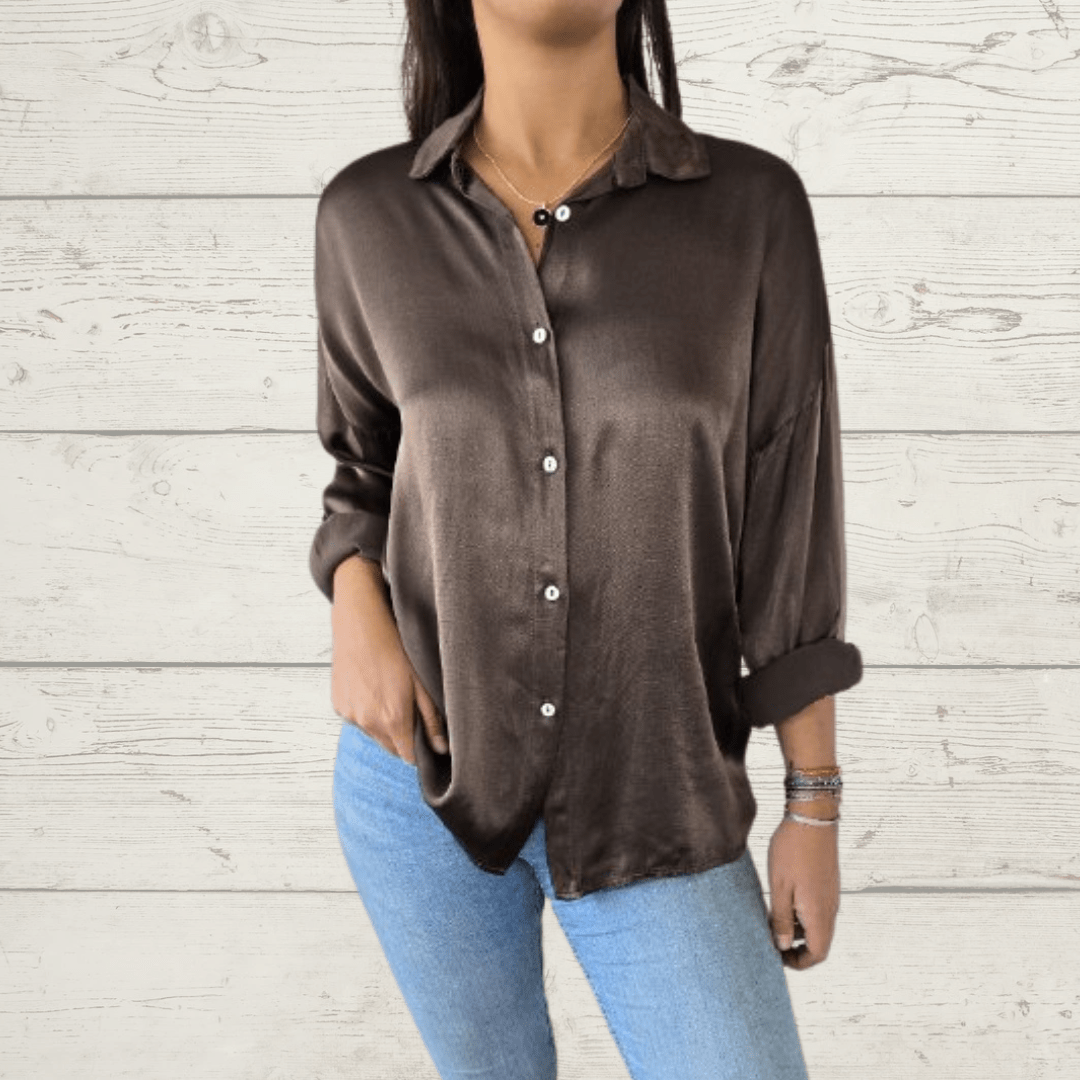 Women's Casual Velvet Long Shirts Tops