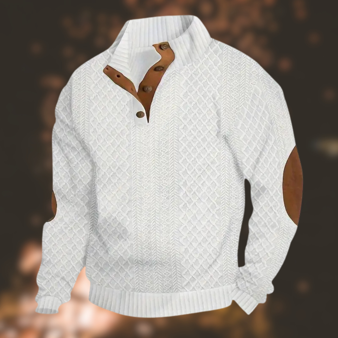 2025 New arrivals Men's Outdoor Casual Stand Collar Long Sleeve Sweatshirt