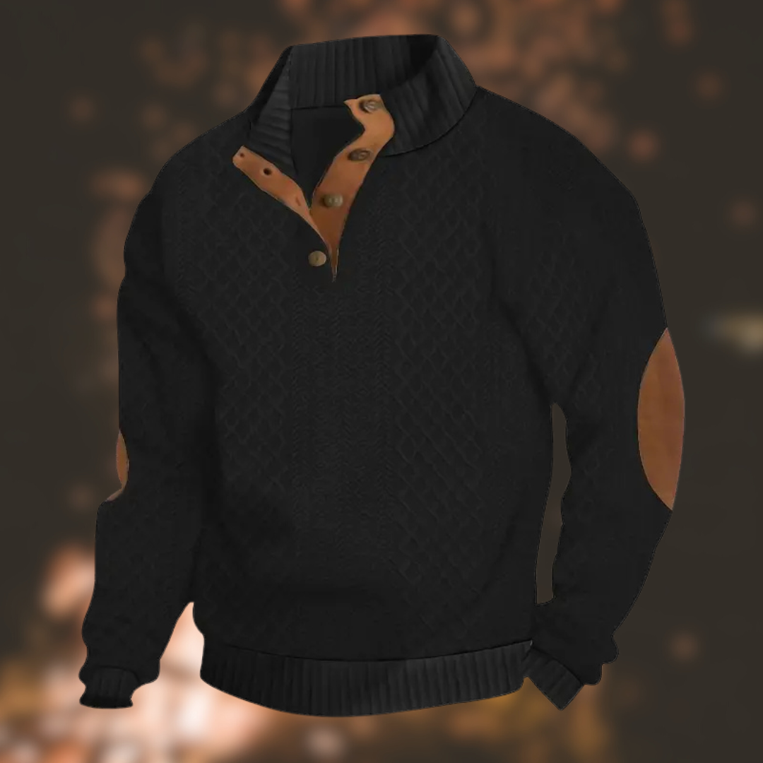 2025 New arrivals Men's Outdoor Casual Stand Collar Long Sleeve Sweatshirt