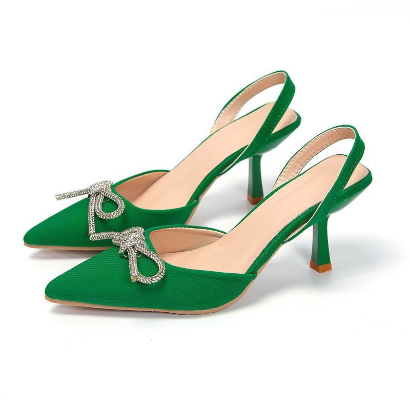 🎄2024 Christmas🔥 Women's Bow embellished elegant high heel shoes