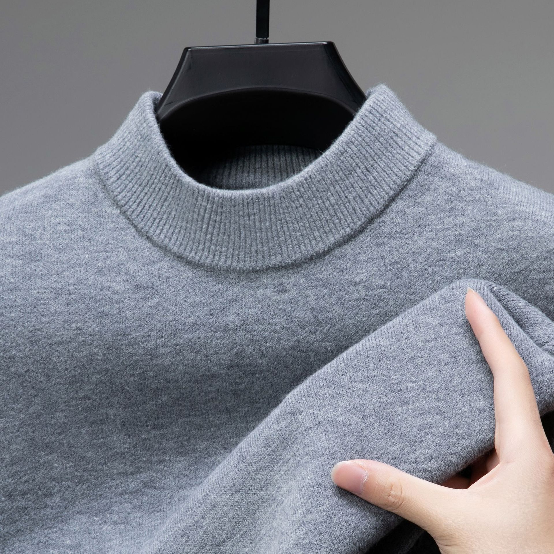 Men's Crew Neck Cashmere Sweater