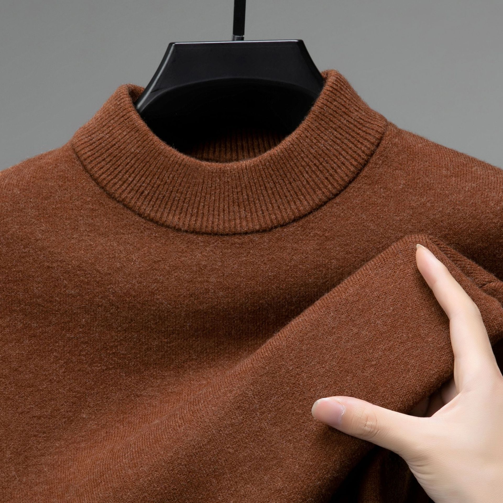 Men's Crew Neck Cashmere Sweater