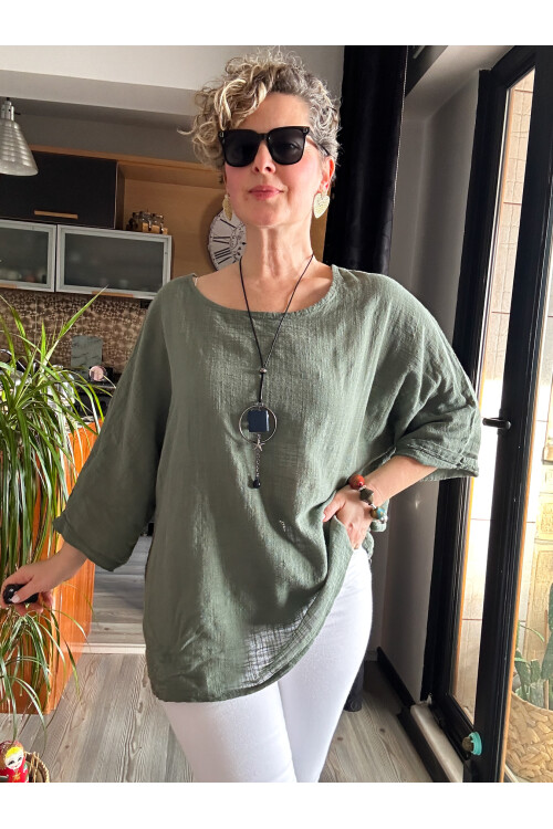 Women's Casual Cotton linen top