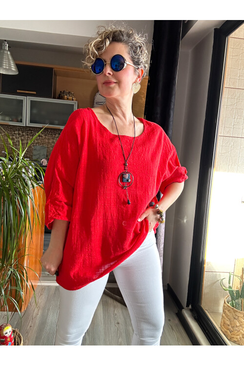 Women's Casual Cotton linen top