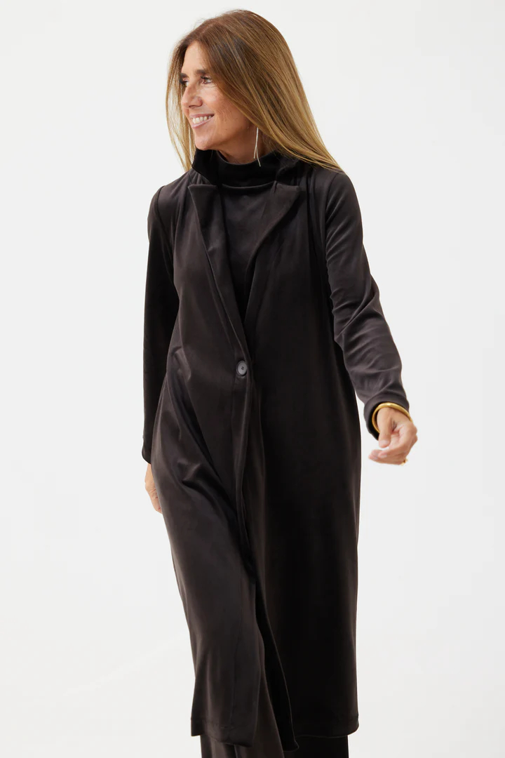  CLEARANCE SALE🔥 Soft Velvet Trench Coat